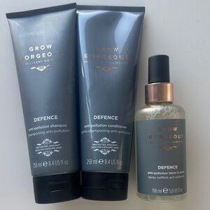 Defence Anti-Pollution Hair Care Set - Black and Gold